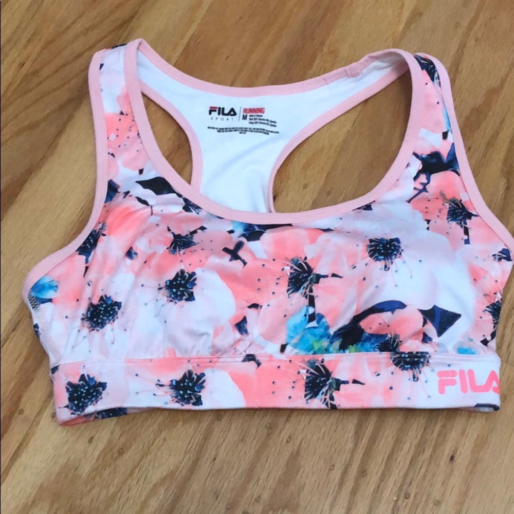 Fila floral sports bra